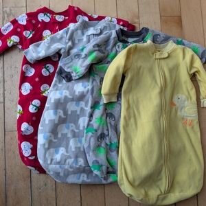 Carter's Yellow Duck and Elephant Sleep Sacks